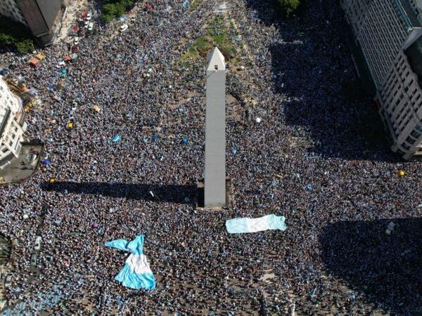 Argentina gana el Mundial: la espectacular marea de gente que celebró la victoria albiceleste en el Mundial